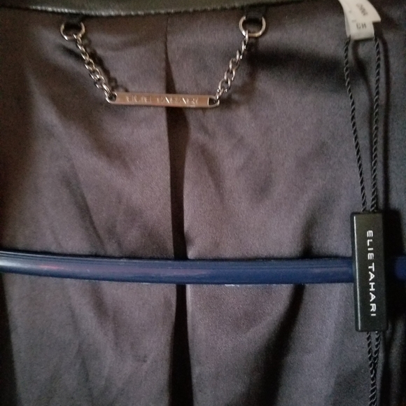 Elie Tahari Exquisite leopard print calf hair coat - Picture 6 of 8